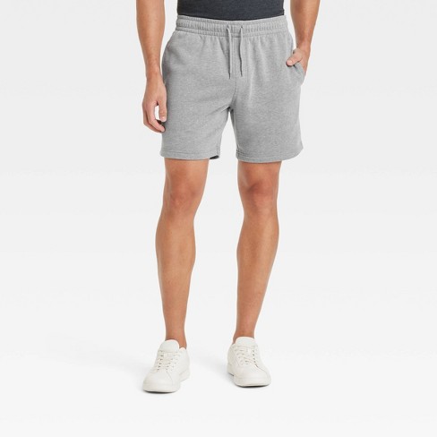 Men s Every Wear 7 Ultra Soft Fleece Pull on Shorts Goodfellow Co Gray Xxl Target