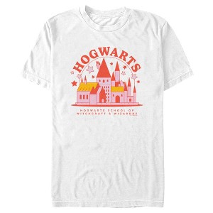 Men's Harry Potter Cute Starry Hogwarts T-Shirt - 1 of 4