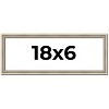 PosterPalooza | Panoramic Classic Modern Silver Frame - UV Acrylic, Foam Board Backing, Hanging Hardware - 2 of 4
