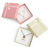 Bright Creations 12-Pack Jewelry Gift Box Set with Lids, Ribbon Bows (4 Colors, 3.5 x 1 in) - 4 of 4