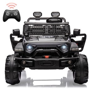 Ride On Truck Car, 24V 7AH Licensed GMC Battery Powered Electric Vehicle with Remote Control, Kids Car, Ride On Toy for Kids - 1 of 1