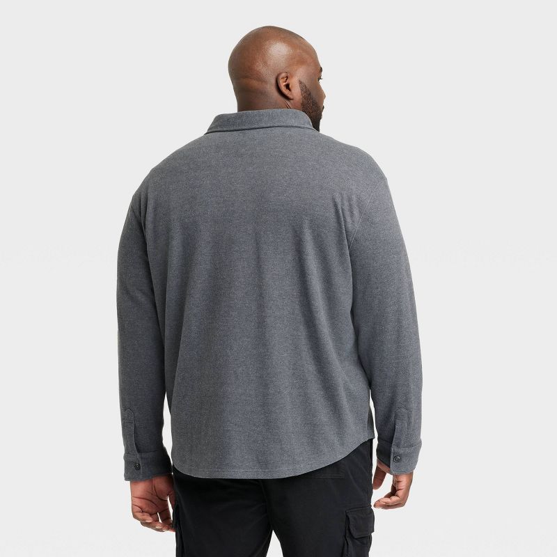 Men's Knit Shirt Jacket - Goodfellow & Co™, 3 of 10