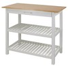 Kitchen Island with Two Shelves - Flora Home - image 2 of 4