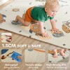 TopComfy Baby Playmats Kids Foldable Galactic Play Mat Cosmic Patterns Water Resistant Wipe Clean for Bedroom, Multicolored, 69.69"*57.48"*0.63" - 4 of 4