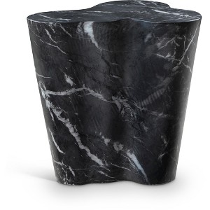 Meridian Furniture,Monza Marble Finish Concrete End Table - 1 of 4
