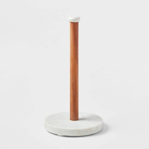 Gold Paper Towel Holder Countertop With Heavy Marble Base Free Standing  Paper To