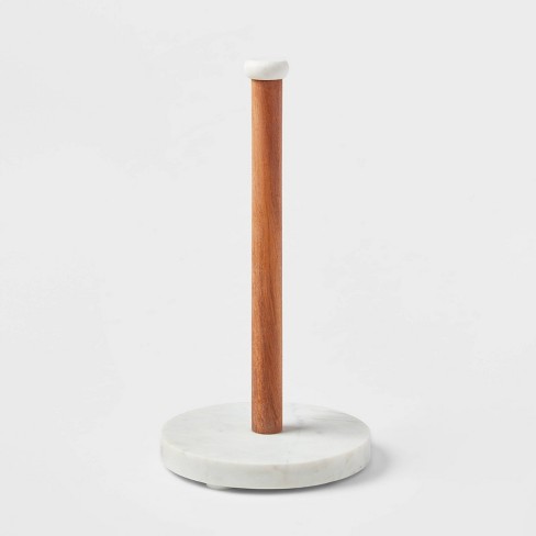 White Marble Paper Towel Holder + Reviews