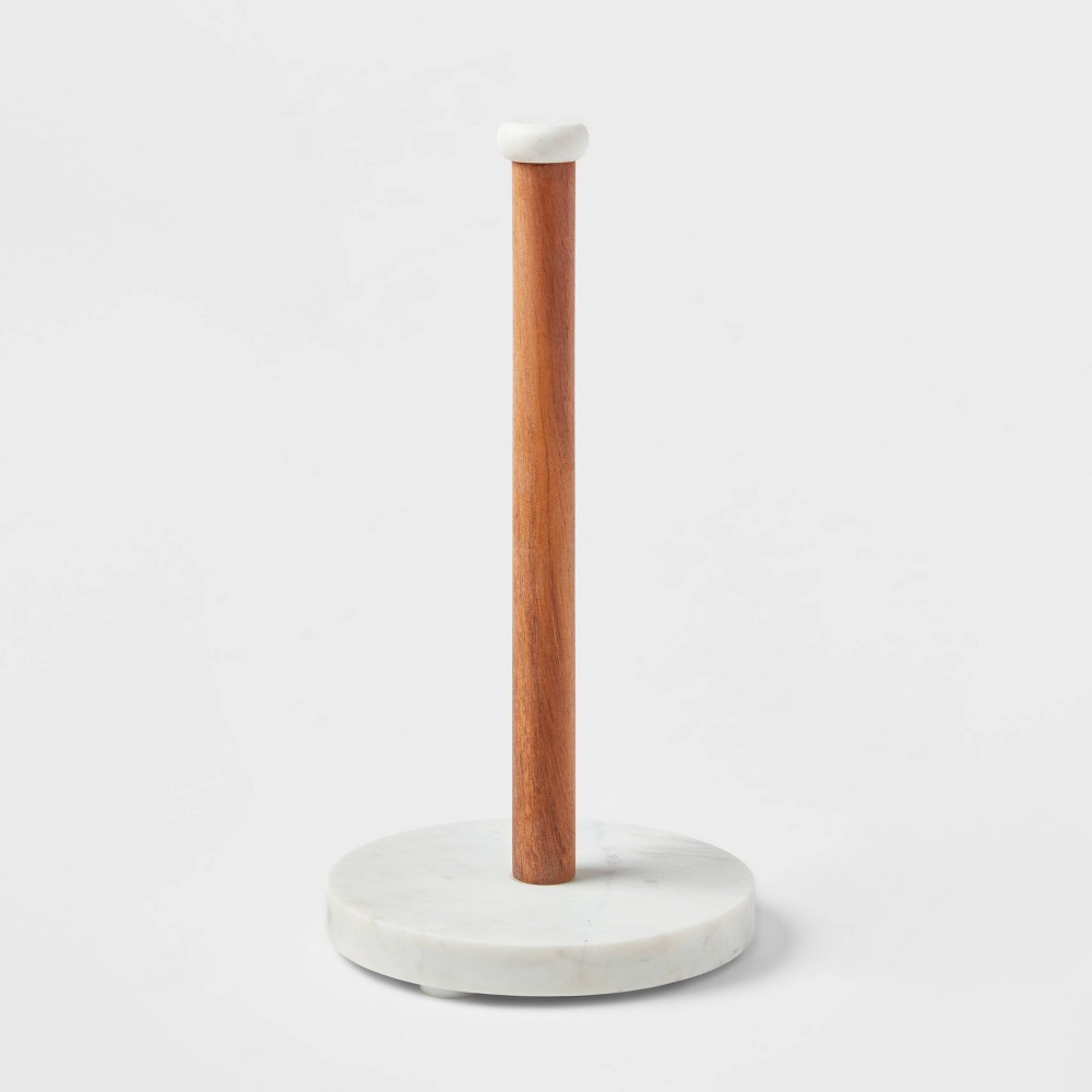 Photos - Other Accessories Marble Paper Towel Holder - Threshold™