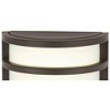 Minka Lavery Modern Outdoor Wall Light Fixture Oil Rubbed Bronze LED 12" Etched Opal Glass for Post Exterior Barn Porch Yard Patio - 3 of 3