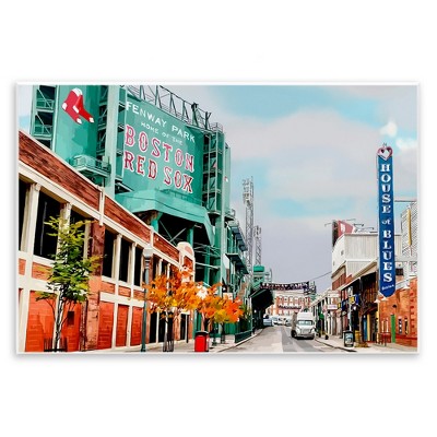 Stupell Industries Fenway Park Boston Cityscape Wall Plaque Art