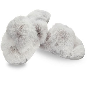 Memoi Women's Josephine Plush Slippers - 1 of 3