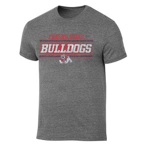 NCAA Fresno State Bulldogs Men's Gray Tri-Blend T-Shirt - 1 of 3