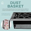 Home Intuition Victorian Floor Vent Cover 2X10 Inch with Mesh Cover Trap Heat and Air Walkable Metal Floor Vent for HVAC Duct, Matte Black - 2 of 4