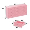 9 Drawer Wooden Dresser for Bedroom With Power Outlet, 63'' Large Dresser With Wide Drawers - 2 of 4