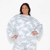 Women's Camo Ghost Fleece Graphic Sweatshirt - Gray - 2 of 3