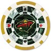 MasterPieces Casino Style 20 Piece 11.5 Gram Poker Chip Set NHL Minnesota Wild Gold Edition - 3 of 3