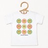 SmileyWorld Flowers With Sunglasses - Toddler Short Sleeve Graphic T-Shirt - 2 of 4