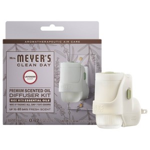 Mrs. Meyer's Clean Day Air Freshener Starter Kit Lavender - 0.67oz/4 US - 1 of 4