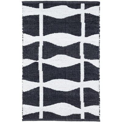 Annie Selke - Dash & Albert Circuit Navy Handwoven Indoor/Outdoor Rug