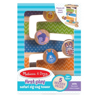 Melissa & Doug First Play Safari Zig - Zag Tower