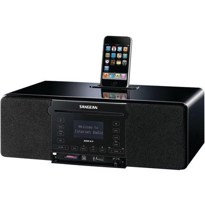 Sangean DDR-63 All-in-One Table Top with WiFi Internet FM-RDS/Aux In/ CD/USB/iPod Cradle