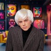 Costume Culture by Franco LLC Artist Men's Costume Wig - Platinum - 4 of 4