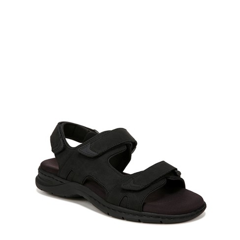 Dr. Scholl s Mens Granger Ankle Strap Sandal Black 7 M Target
