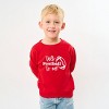 The Juniper Shop Talk Football To Me Ball Youth Ultra-Soft Graphic Sweatshirt - 2 of 4