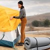Syemin Camping Sleeping Pads 4" Memory Ultralight Camping Mat, Portable Roll up Mattress, Floor Mattress Guest Bed, Camping Pads, Gray, 75"*30"*4" - 2 of 4