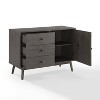 Lucas Media Console Gray - Crosley - 4 of 4