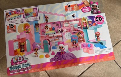 LOL Surprise! Squish Sand Magic House with Tot- Playset with Collectible  Doll, Squish Sand, Surprises, Accessories, Girls Gift Age 4+