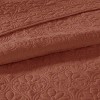 Sapphtopaz Bedding Comforter Set Classic Solid Color with Patterned Quilting Quilt Set - 3 of 4