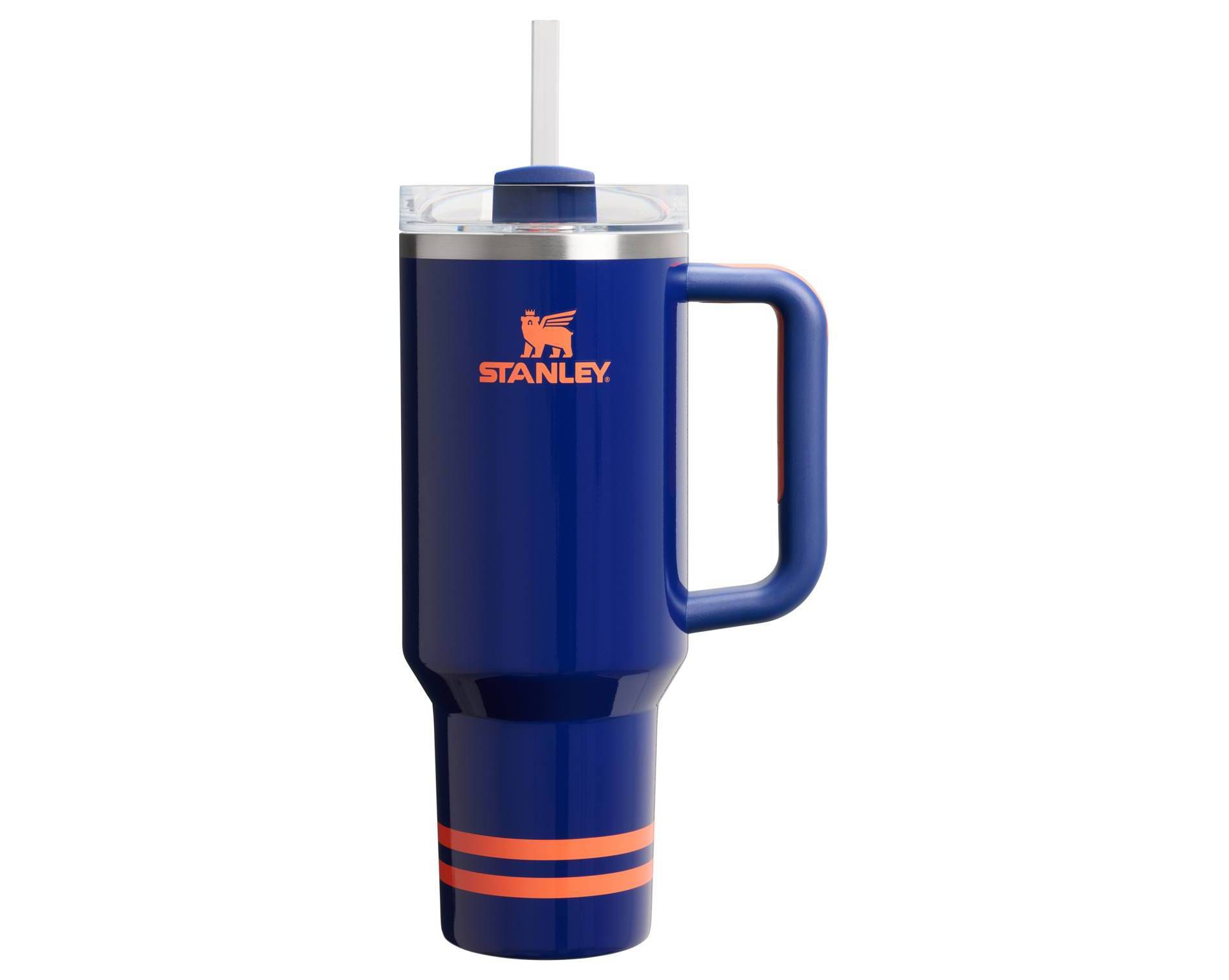 Stanley 40 oz Stainless Steel H2.0 Flowstate Quencher Tumbler Regal Blue Shimmer