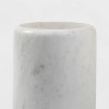 Marble Utensil Holder White - Threshold™: Off-White Kitchen Storage, Marble Kitchen Utensil Holder, 6.25" Height - image 3 of 3