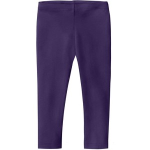 City Threads Girls 100% Cotton Soft Capri Leggings - USA-Made - 1 of 4