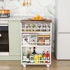 Tribesigns Slim Rolling Storage Cart - image 4 of 4