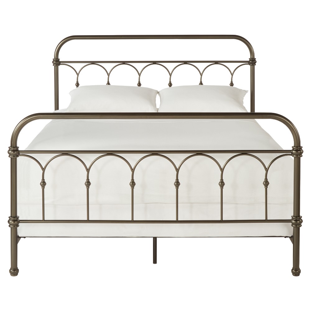 Photos - Bed King Caledonia Metal  Dark Bronze - Inspire Q: Classic Style, Farmhouse Design, 51.6" Headboard