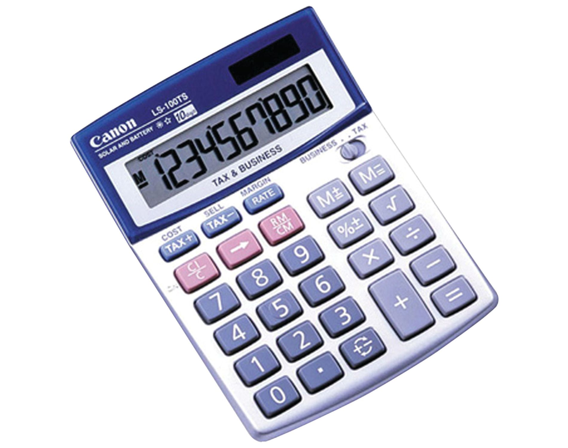 Canon® LS100TS 10-Digit Calculator in Silver