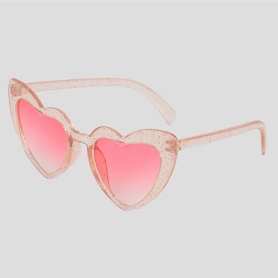 Anna-Kaci Active Women's Vibrant Heart-Shaped Fashion Sunglasses UV400 Protection