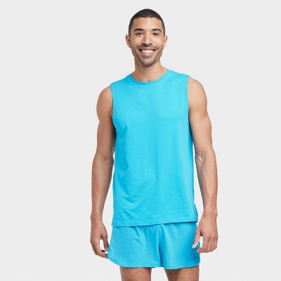 Men's Sleeveless Running Tank Top |  Stone Grey / XL