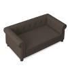 Lyngins Rectangular Elevated Pet Bed for Dogs & Cats,Comfy Linen Medium-Sized Dog Sofa Bed,Cat Bed - 4 of 4