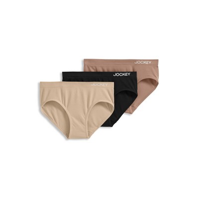 Jockey Girls' Seamfree Microfiber Hipster - 3 Pack