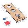 Toy Time 2-in-1 Wooden Backyard Washer Pitch and Beanbag Toss Set - 26" x 10", Red and Blue - 4 of 4