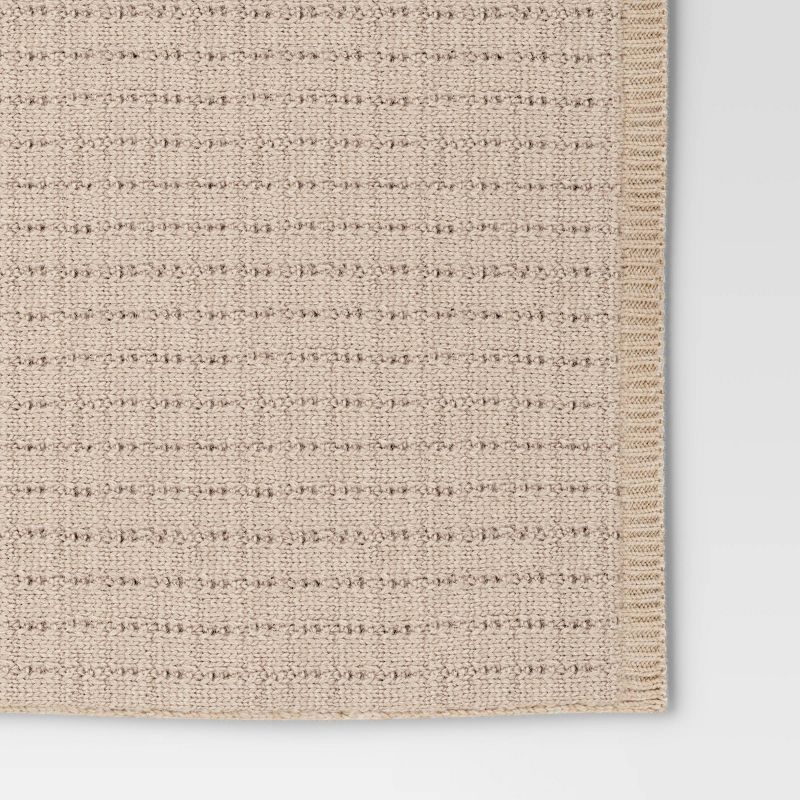 Marled Knit Throw Blanket - Threshold™, 5 of 9