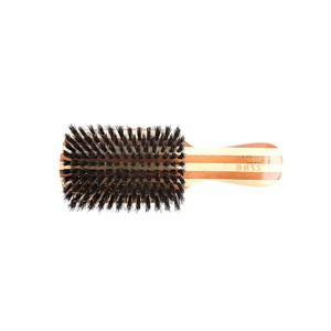 Bass Brushes Men's Hair Brush Wave Brush with 100% Pure Premium Natural Boar Bristle FIRM Pure Bamboo Handle Classic Club/Wave Style - 1 of 4