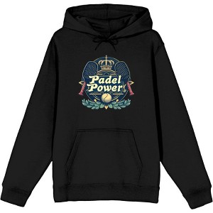 Padel Tennis "Padel Power" Adult Long Sleeve Hoodie - 1 of 2