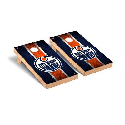 NHL Edmonton Oilers Premium Cornhole Board Vintage Version