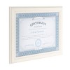 8.5" x 11" Kieva Document Frame Distressed White - DesignOvation: Solid Wood, Diploma & Picture Display, Wall Mount - image 3 of 4