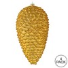 Vickerman Matte Glitter Pinecone Christmas Ornament - 3 of 3