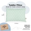 KeaBabies Toddler Pillow - Soft Organic Cotton Kids Pillows for Sleeping - Travel Pillow for Kids Age 2-5 - 3 of 4